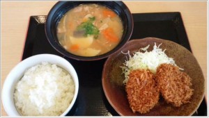 豚汁定食 かつや